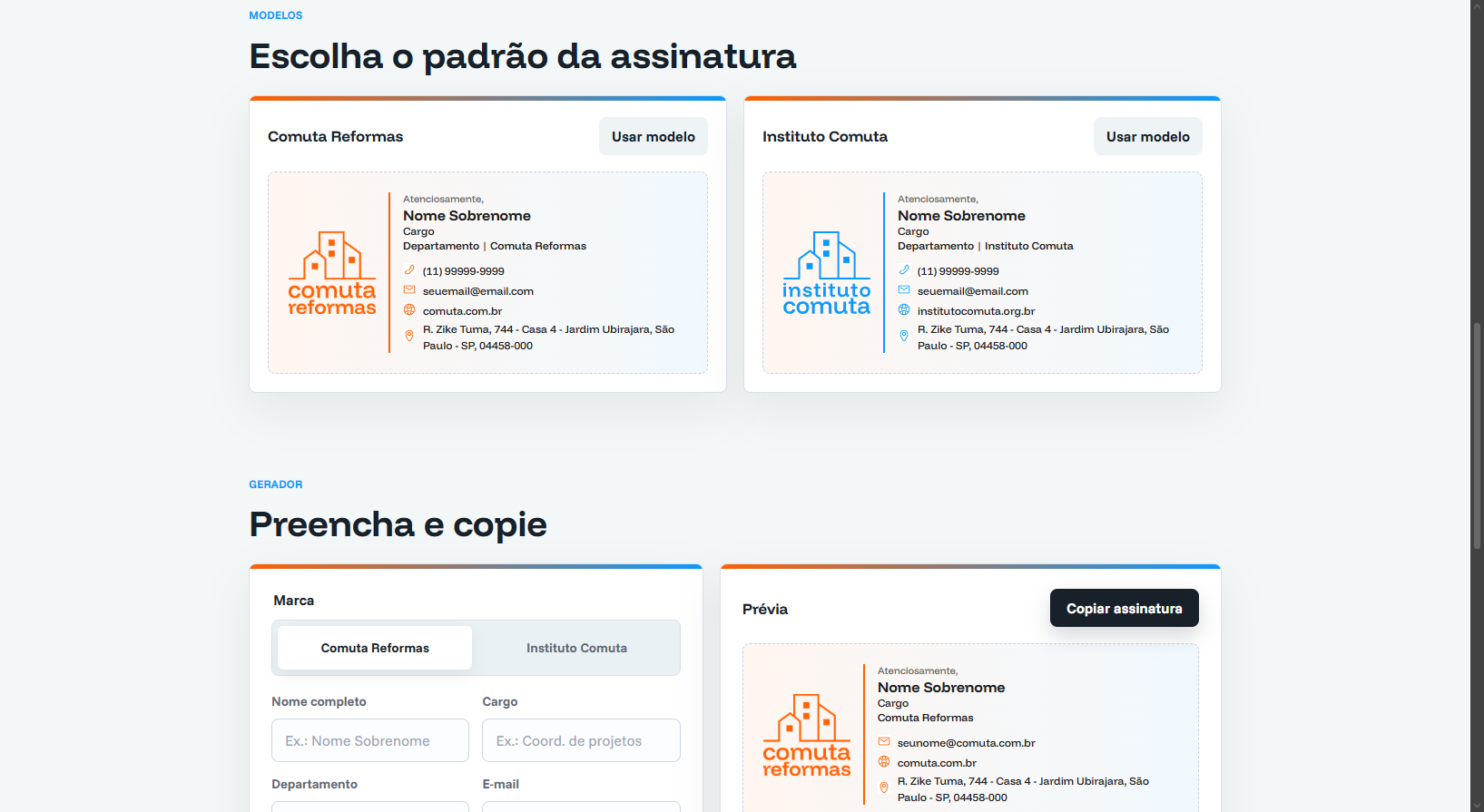Print do projeto JavaScript